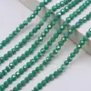 Cuentas de Cristal Tierra de 6 mm Chapadas Color AB 1 Hilo Cuentas de Cristal Dispersas Cuentas de Vidrio Cuentas de Piña Material para Joyería Hecha a Mano Accesorios