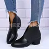 Juyuan Artículos en Stock Dropshipping, Modelos para Todo el Año, Modelos para Todas las Estaciones Primavera y Otoño 2026, Zapatos de Mujer de Talla Grande con Tacón Grueso de Comercio Exterior Europeo y Americano