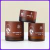 Grão: grão de madeira, cosméticos, garrafa de conjunto cosmético de alta qualidade, garrafa de tampa longa, garrafa de loção de alta tampa, esfoliação PET, garrafa de spray, garrafa de creme de parede grossa