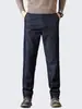 Ropa de Hombre Fengshe / Nueva Colección Primavera y Otoño 2026 Vaqueros Rectos Vintage de Negocios para Hombre, Pantalones Largos Sueltos y Versátiles