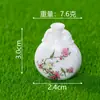 Micro-Paisagem Resina Criativa Simulação Vaso Vaso de Porcelana Retro Pequenos Enfeites High-End Nicho DIY Itens Decorativos