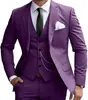 Amazon Comercio Exterior Traje de Tres Piezas para Hombre Transfronterizo Traje de Negocios Ajustado Atuendo Elegante para Banquetes