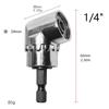 105 Conector de tornillo giratorio Accesorios para taladro eléctrico Accesorios Manguito de extensión Cabeza de tornillo de flexión Esquina