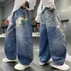 Ropa para niños para niño, pantalones de otoño, nuevo modelo 2026, jeans de otoño rectos holgados geniales y elegantes para niños mayores