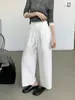 Pantalones casuales holgados estilo Senna 100% lino para mujer
