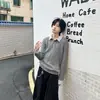 Suéter de Punto Trenzado Estilo Americano Falso Dos Piezas Patchwork Rayado Manga Larga Cuello Polo Unisex Estilo Old Money Knitwear Ajuste Limpio