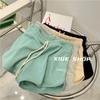 Pantalones Cortos Deportivos con Letras para Mujer, Pantalones de Pierna Ancha, Verano Nuevo, Cintura Alta, Sueltos, Delgados, Forma A, Casual, para Casa, Fitness, Pantalones Cortos Hot