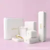 Empaque de Joyería Personalizado de Cuero PU con Corona para Cintura/Caja de Empaque de Joyería de Alta Gama para Collares/Empaque de Joyería Hecho a Mano al por Mayor