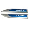Adecuado para pegatinas laterales de metal de alta gama para automóviles Toyota, pegatinas para la carrocería del automóvil, pegatinas decorativas, logotipo del automóvil, modificación personalizada, guardabarros