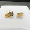 Joia de Moissanita Champagne Natural em Forma de Pera Gota d'Água 0,5-6Ct Quilates Pedra Solta Fabricante Atacado Moissanita Colorida