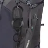 Llavero de Cinturón Negro Metálico para Exteriores Hebilla de Fácil Extracción Clip Conveniente Hebilla de Resorte de Alta Recuperación Hebilla Retráctil de Fácil Extracción