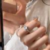 Anillo de Luna Estrella Azul Glaciar al por Mayor Diseño Genial y Único Anillo de Dedo Índice de Gama Alta Anillo Ajustable para Mujer