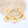 6cm Cabeça de Orquídea Cymbidium Artificial Acessórios de Toque Grampo Lembrança de Casamento Layout de Fundo DIY Arranjo de Flores Fabricante Atacado