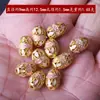 Cuentas Barril Esmalte Cloisonné Chapado en Cobre 18K Cuentas Espaciadoras Pulsera Joyería con Cuentas Accesorios Materiales Hechos a Mano para Bricolaje Cuentas Barril Esmaltadas Cocidas