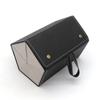 Caja de Almacenamiento para Joyería y Gafas, Caja de Regalo con Múltiples Compartimentos, Estuche Hecho a Mano de Cuero PU Texturizado Pequeño para Gafas de Sol