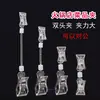 Clip de doble cabeza Clip transparente Soporte vertical para etiquetas de precio Restaurante Restaurante de Hot Pot Tarjeta de visualización de precios de platos Clip para anuncios POP