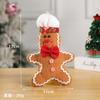 Decoração de festa de Natal Casal Boneco de gengibre Suprimentos Boneco de desenho animado Boneca criativa Árvore de Natal pendurada Enfeites