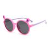 Nuevas gafas de sol polarizadas de silicona para niños, lindas, de dibujos animados, con orejitas, protección UV, gafas de sol al por mayor 8295