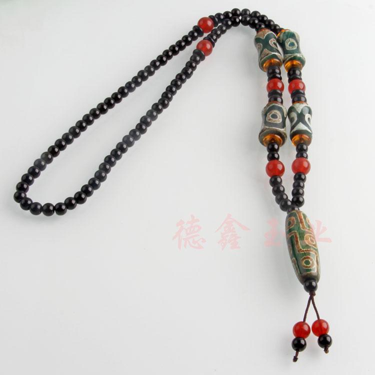 天珠项链加黑链 特价05