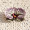 Cabeza de Flor Phalaenopsis Eva Cotton Impresa en 3D (Grande) Flor Artificial Accesorio de Regalo Accesorio para el Cabello Decoración de Ropa Exquisita Decoración de Boda