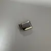 Cierre Magnético de Acero Inoxidable Hebilla Plana Cierre para Joyería de Cuerda Trenzada Cierre Magnético de Cordón de Cuero Hebilla Magnética de Apertura Lateral Hebilla de Extensión Adicional
