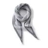 Cachecol de tricô de cashmere listrado para outono e inverno, unissex, quente, estiloso, com design em blocos de cor, também disponível como cachecol triangular