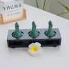 Botella de Perfume, Recipiente para Aceites Esenciales, Cuenco para Aceites Esenciales, Botella de Aceite Esencial con Forma de Hoja, Bandeja de Madera, Herramientas de Masaje para Spa, para Uso en Salones de Belleza