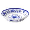 Restaurante Restaurante Cocina Cena Plato Cena Comercial Vintage Porcelana Azul y Blanca con Platos Snacks Fríos Plato Hondo Plato de melamina Vajilla