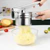 Exprimidor de Agua de Acero Inoxidable, Exprimidor de Verduras, Removedor de Aceite de Tamaño Grande, Extractor de Jugo Manual, Extractor de Aceite para Pepinos y Rábanos
