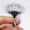 Frijol Espacial de Competición Súper Ajustado de Silicona Silicona Alta Calidad Granel Gránulo Concéntrico Manchas Verde Agua Frijol de Pesca Invisible Pequeño Suave