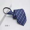 Preço de fábrica gravata com zíper preta masculina formal negócios casamento 8cm gravata profissional fácil de puxar nó livre pessoas preguiçosas