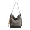 Bolso Tejido para Viajes Diarios 2026 Nuevo Estilo de Verano Bolso Tote Alto Valor Estético Bloqueo de Color Nicho Retro Bolso Cruzado al Hombro Debajo del Brazo