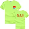Camiseta de Trabalho para Salva-Vidas Piscina Personalizada Treinador Pessoal Secagem Rápida Manga Curta Parque Aquático Roupa de Trabalho Estampada com Logo