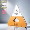 Madera Maciza Cristal Trofeo Personalizado Reunión Anual Empleado Destacado Equipo Creativo Madera Premio Medalla Souvenir Producción