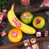 Adesivo de Selo de Ano Novo Trigo Jovem com Caractere Chinês para Bênçãos, Presente de Bênção do Festival da Primavera Estilo Chinês, Adesivo Decorativo para Diário em Embalagem Vermelha Dourada