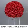 Bola de flores flor ceremonia de boda flor de rosa bola redonda grande estilo coreano boda flor de media luna arte floral decoración de boda
