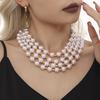 Collar de Perlas con Cuentas Shijia de Viento Ou Maika para Clavícula Cadena de Latón Hebilla Joyería Elegante en stock para Mujer Color Libre