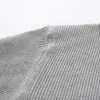 Suéter de Punto con Cuello Solapa Estilo Old Money para Hombre Invierno 2026 Nuevo Holgado Suave Canalé Cuello POLO Top