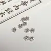 Aleación con Cuentas DIY Retro Mariposa Cruz Unicornio Colgante Hecho a Mano Agujero para Colgar Pulsera Nuevo Chinoiserie Lazo