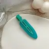Clip para flequillo de pelo sin costuras de color caramelo para chica dulce japonesa y coreana, sin presión, pasador de moda simple con textura esmerilada, que reduce la edad