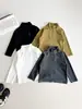 Valle del Viento 2026 Invierno Nuevo Estilo Coreano Sencillo Camiseta Básica de Cuello Alto Medio para Niños Capa Interior Gruesa Versátil para Niños y Niñas