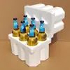 4-12 Botellas de Cerveza Entrega Express Caja de Espuma Protectora Botella de Vidrio para Licor y Condimentos Caja de Embalaje Anticaídas y Antigolpes Cartón