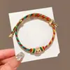2026 Pulseras de Hilo de Cinco Colores para el Festival del Bote del Dragón para Niños, Pulseras Tejidas a Mano para Bebés y Estudiantes, Hilos Coloridos del Festival del Bote del Dragón