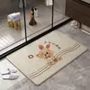 Alfombra de Baño Tejida de Lino Modelo Nuevo 2026, Alfombra de Bienvenida Absorbente de Agua de Secado Rápido para Entrada de Baño, Alfombrilla Antideslizante para Zona de Lavabo