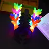 Accesorios de animación para conciertos diadema luminosa con cuernos diadema con cuernos lámpara corona de guirnalda de orejas de conejo venta al por mayor