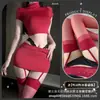 Lencería Erótica de Alta Calidad, Falda Corta Ajustada Sexy para Chicas Calientes, Conjunto de Dos Piezas Estilo Reina, Estilo Pura Deseo para Discoteca