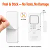 Novo Alarme Magnético de Porta 2 em 1 Ultra Fino 120-130dB Alarme de Campainha Anti-Roubo de Porta e Janela de Alto Decib Bell