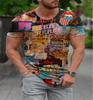 Nueva camiseta para hombre con estampado 3D de Yin y Yang, de comercio exterior europeo y americano, para hombre y mujer