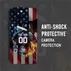 Exclusivo transfronterizo para funda de teléfono móvil Apple iPhone15/16 atleta con bandera 13Promax cubierta anticaída 11