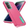 Comercio Exterior Adecuado para Samsung A27 Funda Protectora Resistente para Teléfono A37 Bloqueo de Color con Soporte A17 A Prueba de Golpes de Grado Militar A56 Cubierta Protectora